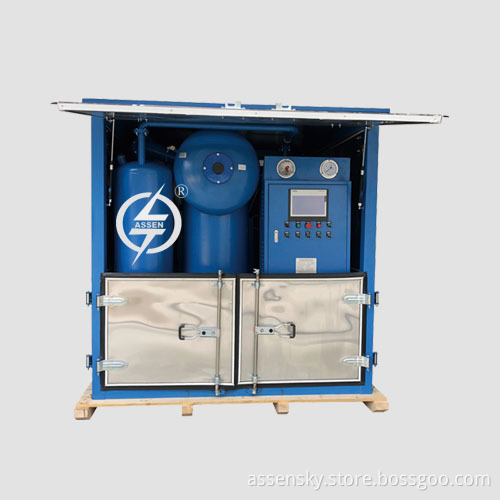 PLC Control System Transformer Oil Dehydration Equipment